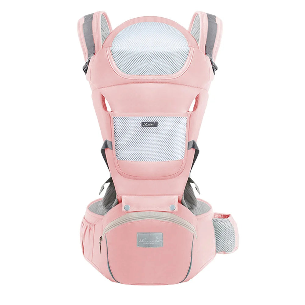 Porte-Bébé Ergonomique avec Siège Hanche - Kangourou Ventral et Dorsal