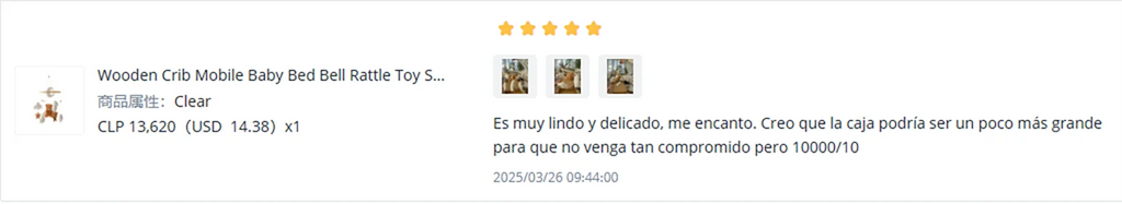 Mobile Musical Bébé en Bois avec Ours en Feutre - Hochet et Carillon pour Lit Nouveau-né