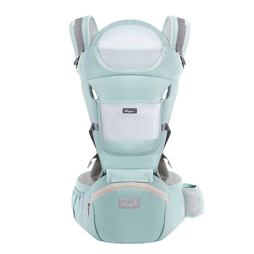 Porte-Bébé Ergonomique avec Siège Hanche - Kangourou Ventral et Dorsal