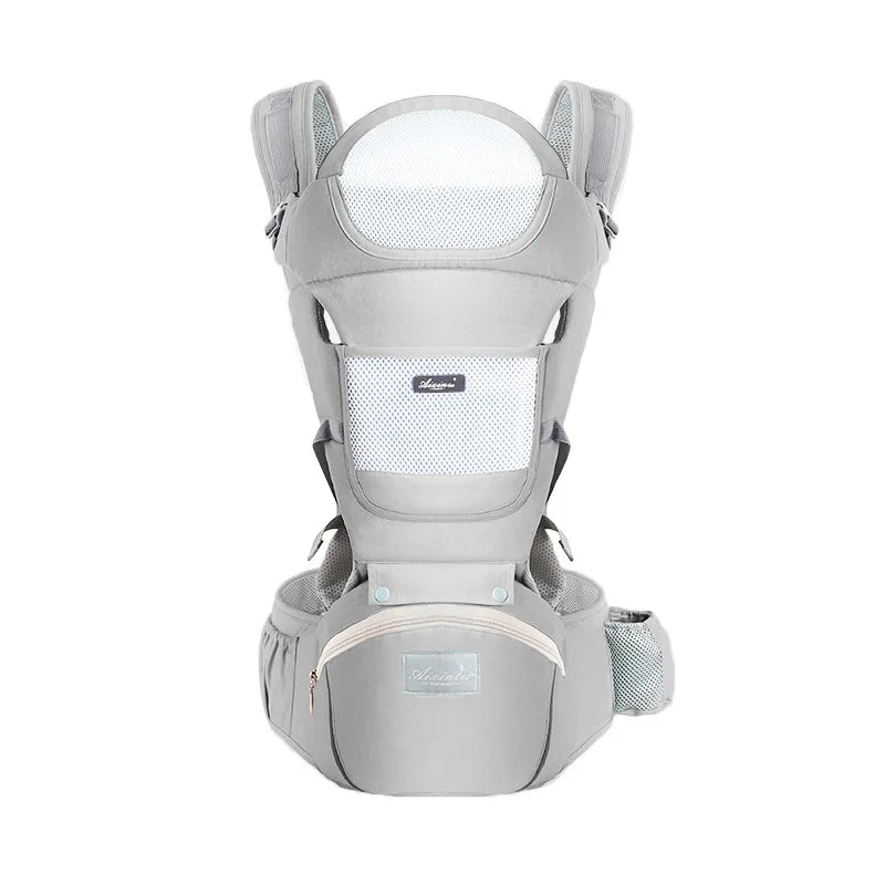 Porte-Bébé Ergonomique avec Siège Hanche - Kangourou Ventral et Dorsal